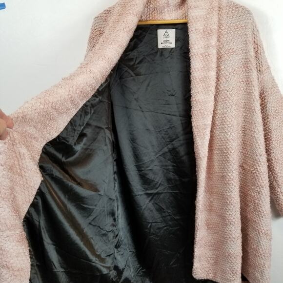 UNIF X Urban Outfitters Women's Open Front Blush Pink Jacket Coat Size M / L - Picture 5 of 9
